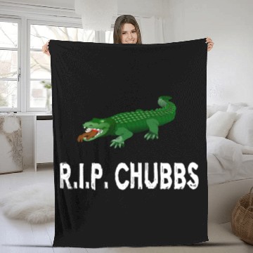 Discover R.I.P. Chubbs - Happy Gilmore Fleece Blankets