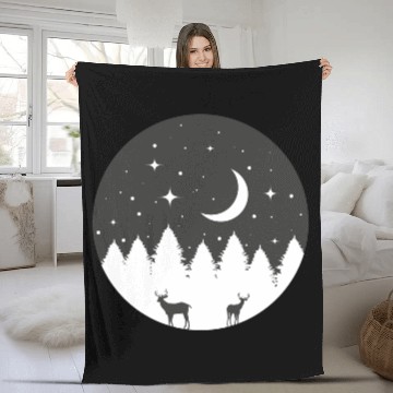 Discover Starry night Fleece Blankets