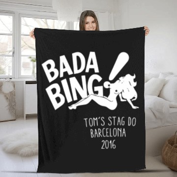 Discover 8 BADA BING STAG DO Fleece Blankets