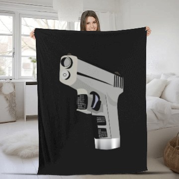 Discover Gun Fleece Blankets