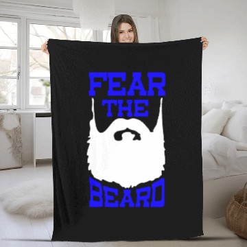 Discover Fear The Beard Fleece Blankets