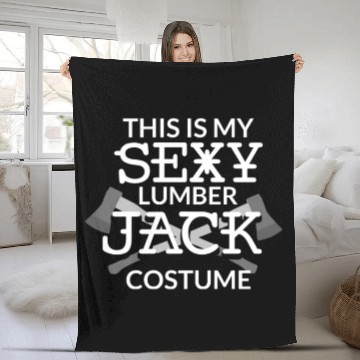 Discover Sexy Lumberjack Costume - Halloween Costume Fleece Blankets