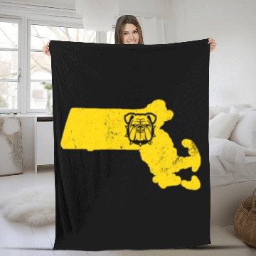 Discover Massachusetts Proud Marine Dad Fleece Blankets Proud Marine Mom