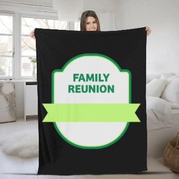 Discover family reunion Fleece Blankets