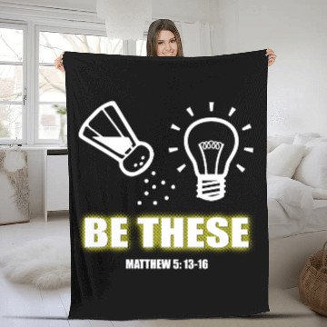 Discover Salt and Light Fleece Blankets