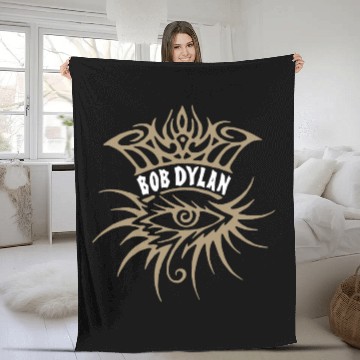 Discover New Bob Dylan Eye Style Symbol Rock Music Legend I Fleece Blankets