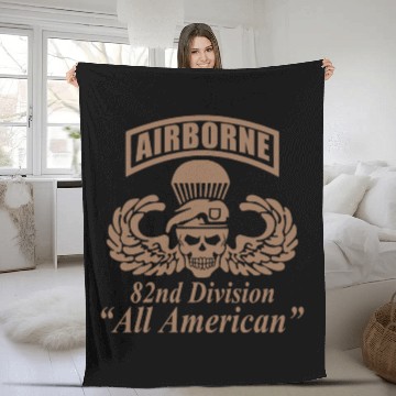 Discover US Army 82nd Airborne Fleece Blankets