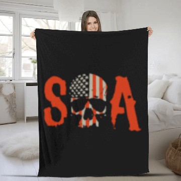 Discover Sons Of Anarchy SOA Fleece Blankets