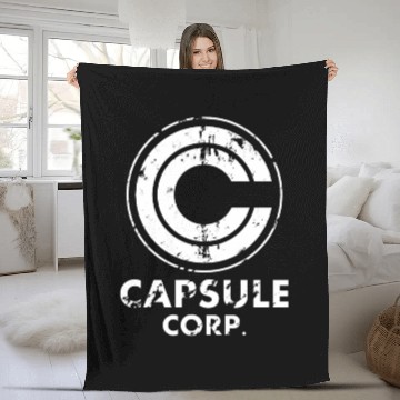 Discover capsule corp Fleece Blankets