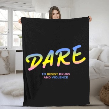 Discover DARE 90s drugs Fleece Blankets
