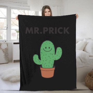 Discover Mr Prick Men Funny Indie Style Slogan Hipster Mexi Fleece Blankets
