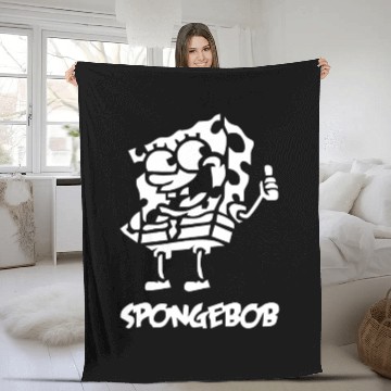 Discover SPONGEBOB SCHWAMMKOPF FUN Fleece Blankets