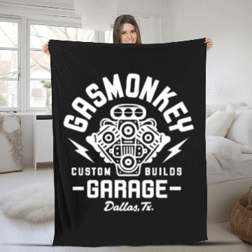 Discover GAS MONKEY GARAGE Fleece Blankets