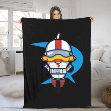 Discover Hello Gizmo wall Fleece Blankets