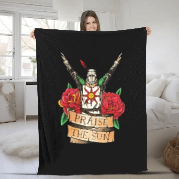 Discover praise the sun Fleece Blankets