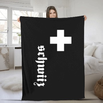 Discover Fan Swiss Cross Switzerland New Fleece Blankets