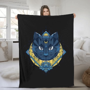 Discover Moon sailor Fleece Blankets