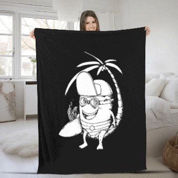 Discover MINION SURF Fleece Blankets