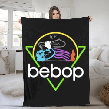 Discover bebop sacxophone Fleece Blankets