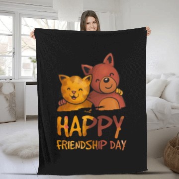 Discover Happy Friendship Day Fleece Blankets