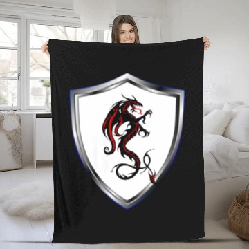 Discover dragon Fleece Blankets with dragon design