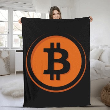 Discover Bitcoin Fleece Blankets