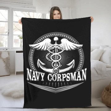 Discover Navy corpsman - Awesome navy corpsman Fleece Blankets