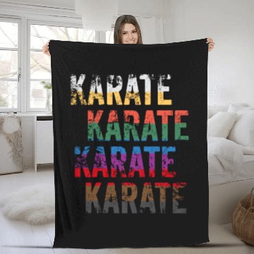 Discover Funny Karate Design Karate Karate Karate Belt Colors Large Light Fleece Blankets