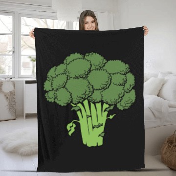 Discover Broccoli Fleece Blankets