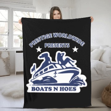 Discover Boats and hoes - Prestige worldwide presents Fleece Blankets