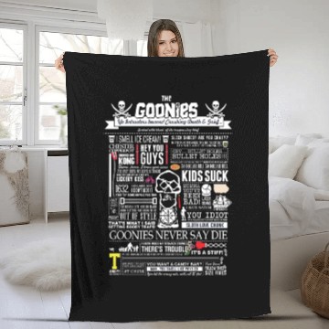 Discover The Goonies - You want a candy bar? Fleece Blankets