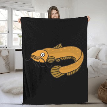Discover Catfish Fleece Blankets
