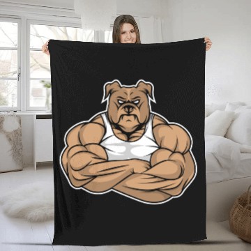 Discover Dog Canine Pet Bulldog Pitbull Doberman Pug Gift I Fleece Blankets