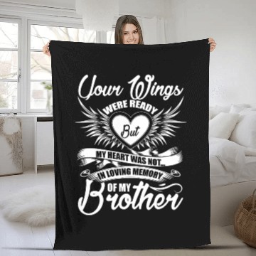 Discover In Loving Memory Of My Brother Fleece Blankets