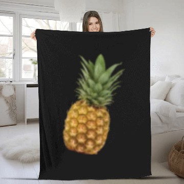 Discover Baby Pineapple Fleece Blankets