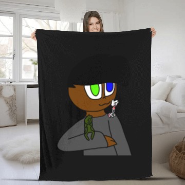 Discover Cherry holding fnaf stuff Fleece Blankets