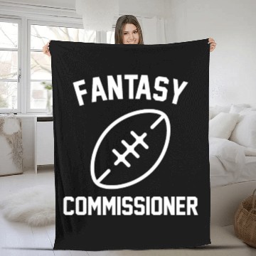 Discover Fantasy Football Commissioner Fleece Blankets
