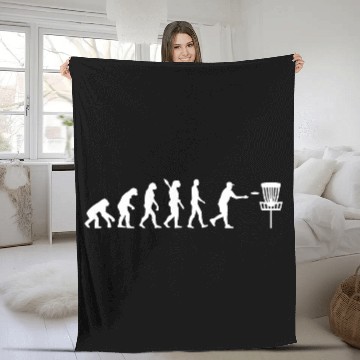 Discover Golf - evolution disc golf Fleece Blankets
