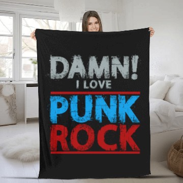 Discover Punk Rock Fleece Blankets