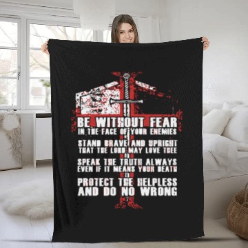 Discover Templar - the knights templar code Fleece Blankets
