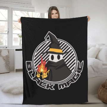 Discover Black Magic Fleece Blankets