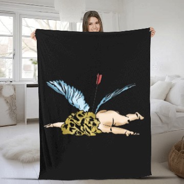 Discover Dead Cupid Fleece Blankets