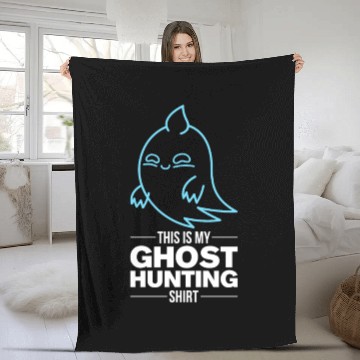 Discover This Is My Ghost Hunting Fleece Blankets