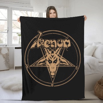Discover VENOM SYMBOL FUNNY Fleece Blankets