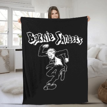 Discover Bernie Sanders Punk Rock Circle Jerks Unisex berni Fleece Blankets