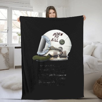 Discover Born To Kill | Space Force Fleece Blankets
