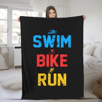 Discover Ironman Fleece Blankets