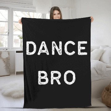 Discover Dancing Fleece Blankets Dance Bro White Tap Ballet Cute Gift Hip Hop