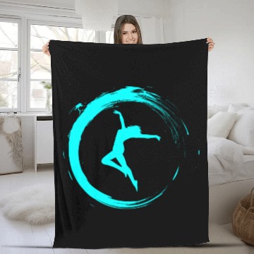 Discover Dancing Dance Dancer Dancefloor Fleece Blankets