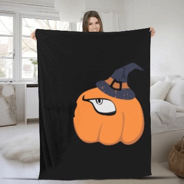 Discover Pumpkin Fleece Blankets for Halloween